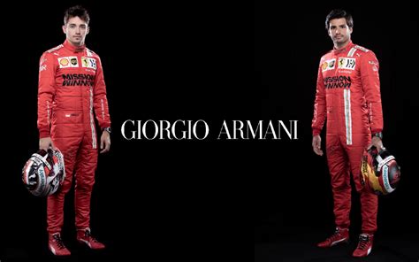 se va en su ferrari con su ropa armani corrido|Giorgio Armani vestirá a los corredores de Ferrari .